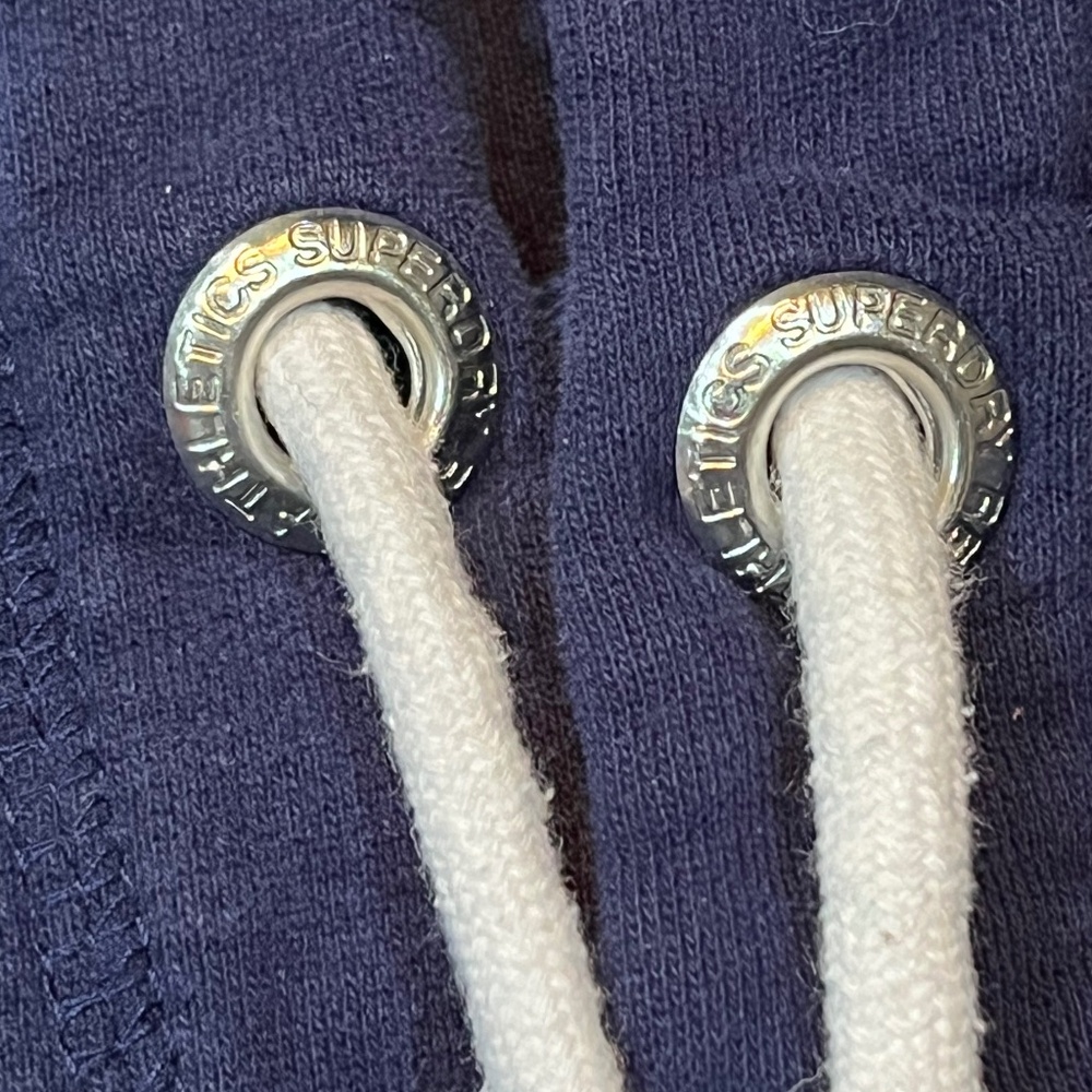Superdry Women's Vintage Logo Heritage Hoodie - Blue Size 6 - Picture 8 of 10